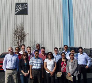 Members of the MBAA OPs/IT Club at Ball Corp.