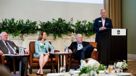 Alumni panelists shared perspectives on building an ethical business culture from the top.