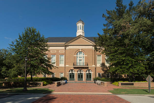 Front exterior of Miller Hall