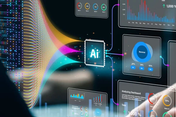 Visual data flow from AI