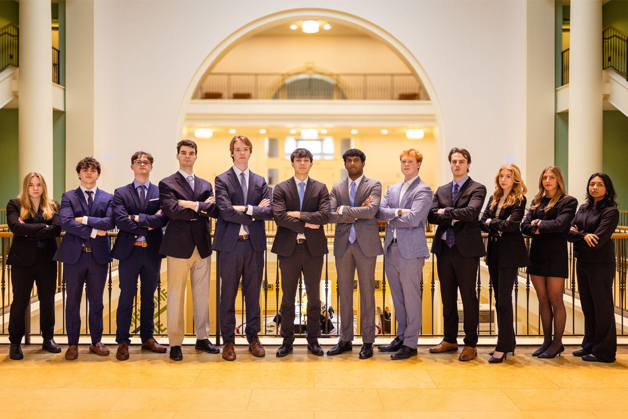 Finance Academy group of students