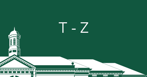 T - Z with partial miller hall line art