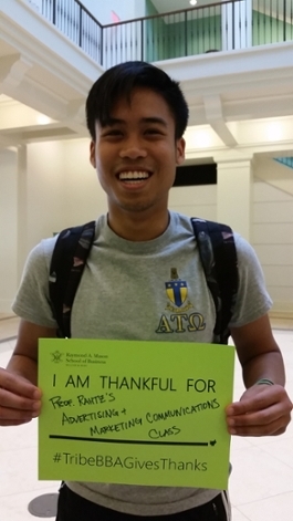 Paul Atienza Thankful For