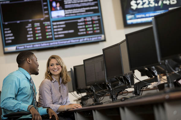 Students in Financial Markets Room