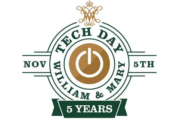 W&M Tech Day Five Years logo