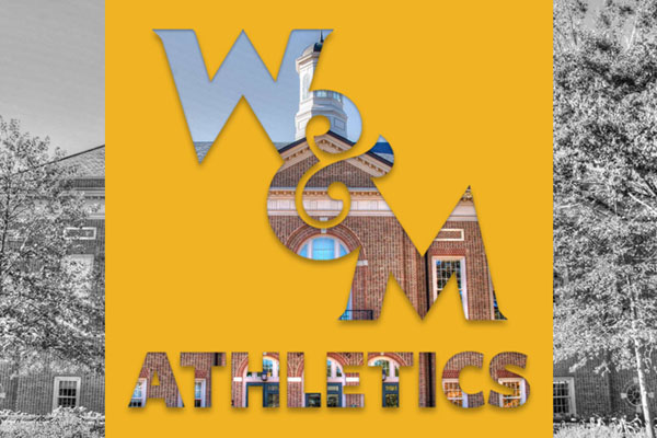 Miller Hall with Athletics logo