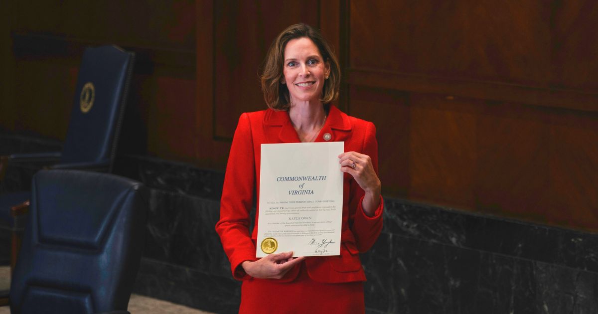 Kayla Owen MBA ’25 appointed to Virginia Board of Veterans Services