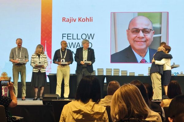 Professor Rajiv Kohli receives AIS Fellow Award for outstanding contributions to Information Systems