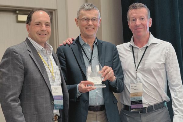 Image of Michael Seiler and ARES Award recipient