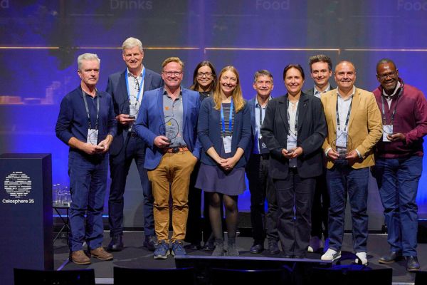 Group of Celonis executives on stage during Celosphere 2025