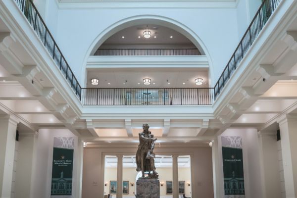 William &amp; Mary’s Raymond A. Mason School of Business foyer